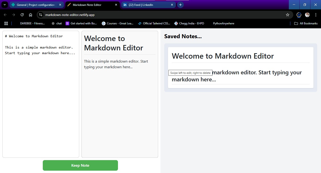 Markdown Editor